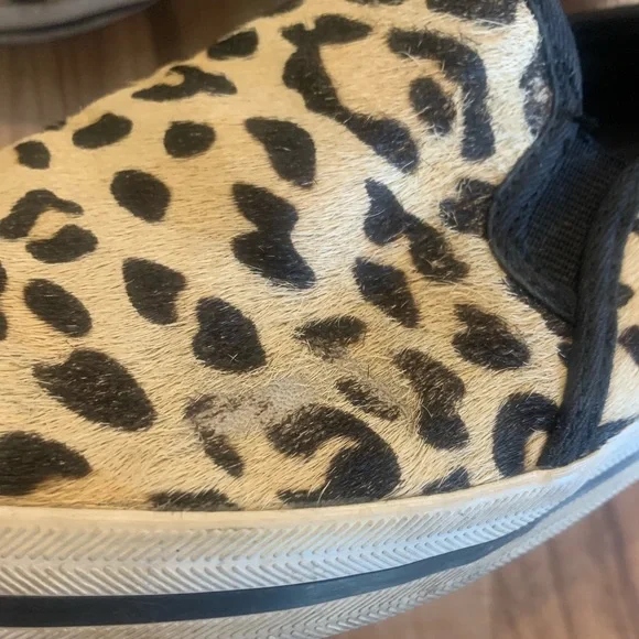 Kate Spade ♠️ 🐮 Real Cow Hair Keds Size 9.5 - Picture 8 of 9